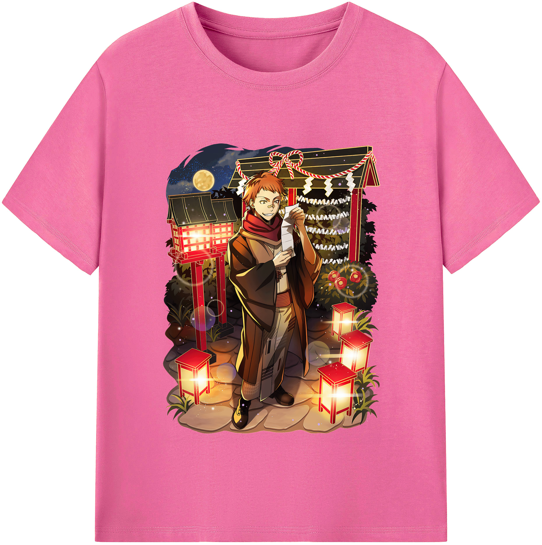 （画像用） 文豪ストレイドッグス Bungo Stray Dogs レディースカジュアルプリントTシャツ（綿100％）